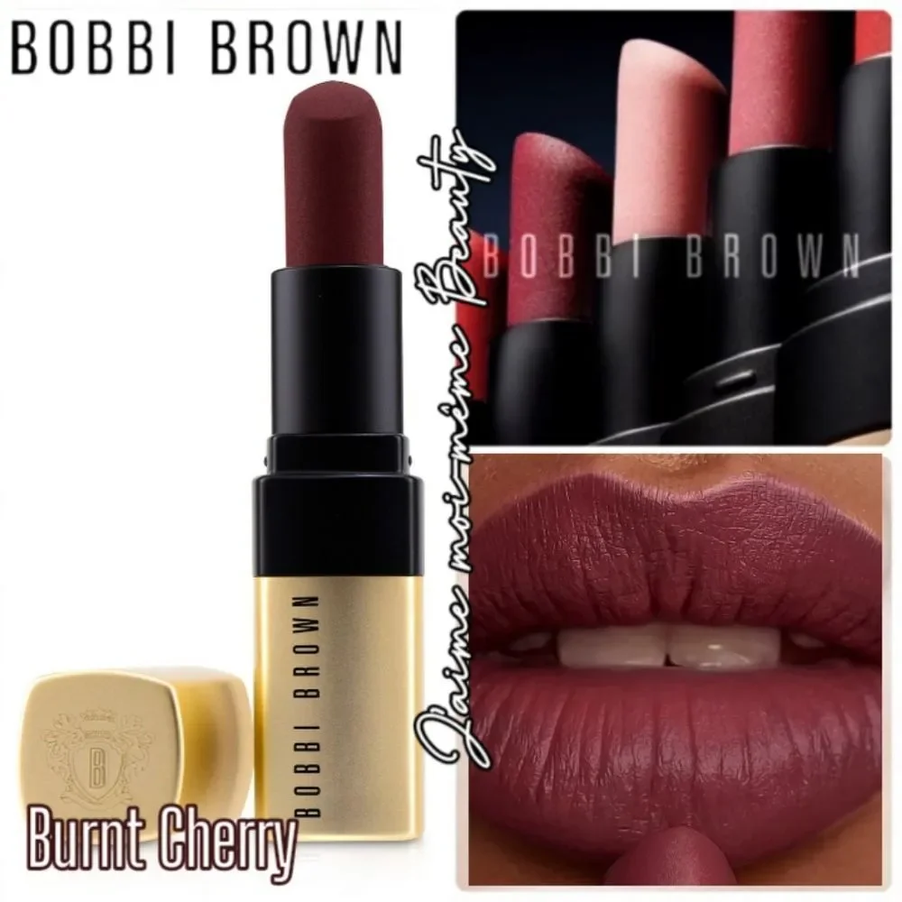 Bobbi Brown Luxe Matte Lip Color in Burnt Cherry (Berry Red)